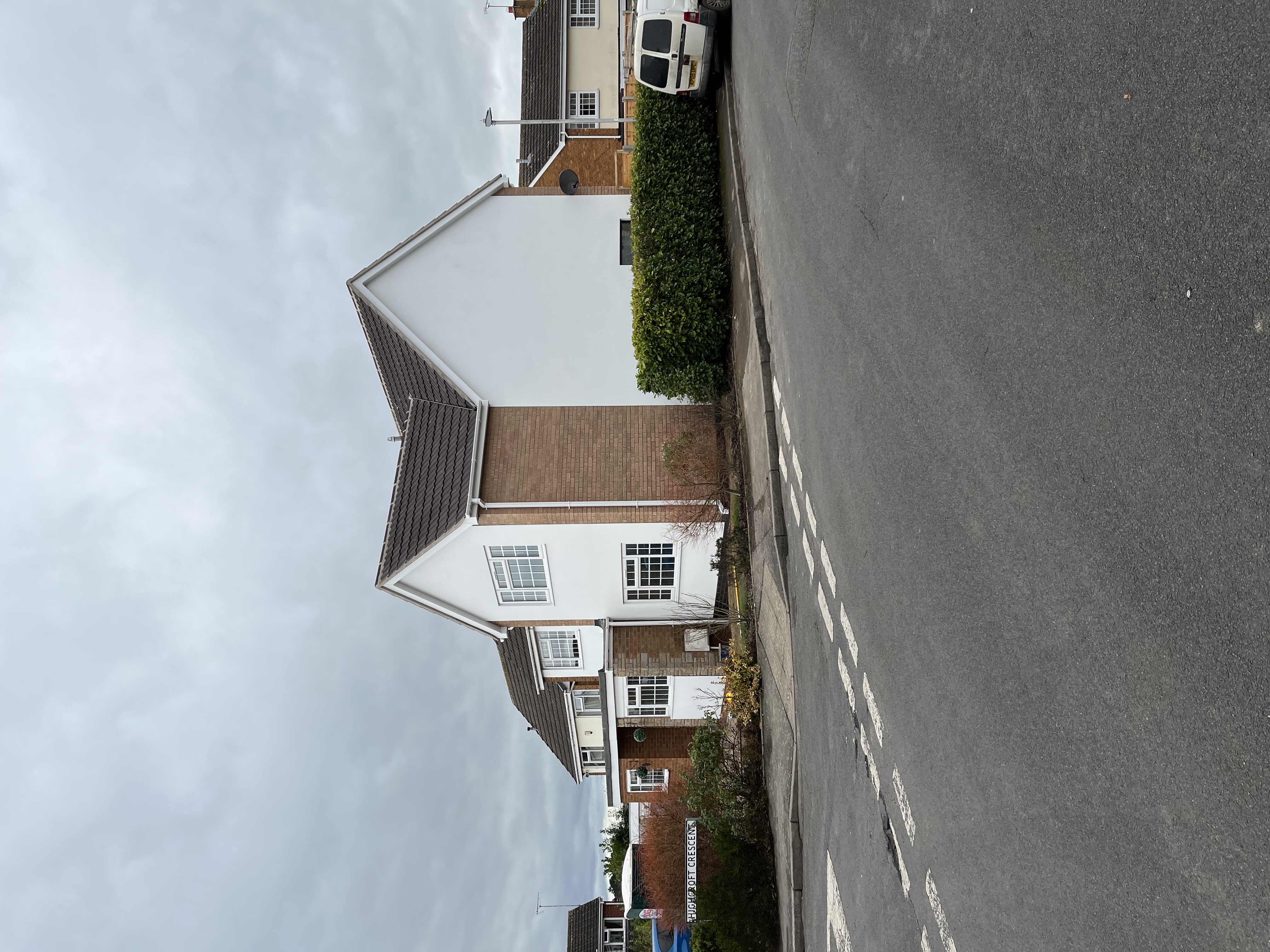 Completed full renovation, front elevation