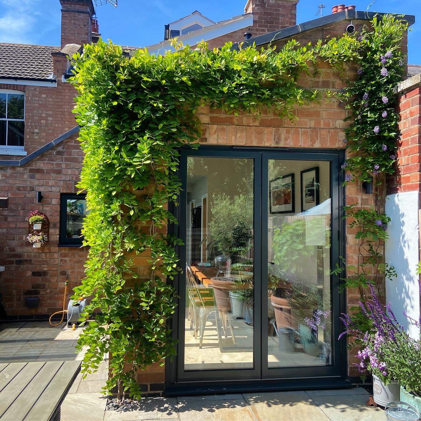 Rear extension with wisteria and bifold doors